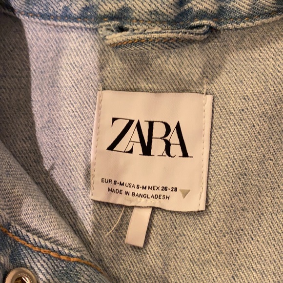 Zara Denim Shacket - Picture 4 of 7